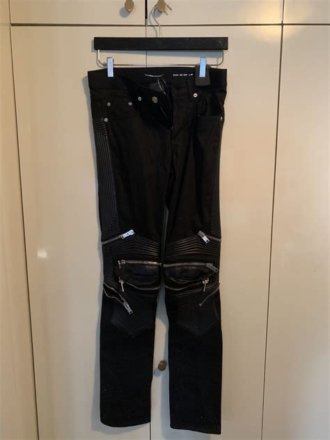 ysl leather biker jeans|Saint Laurent D04 Leather.